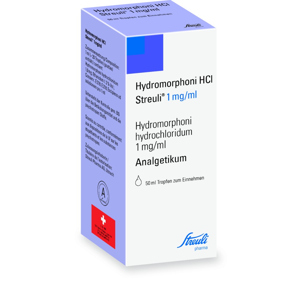 HYDROMORPHONI HCL Streuli gouttes 1 mg/ml fl 50 ml