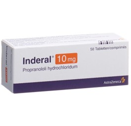 INDERAL cpr pell 10 mg 50 pce