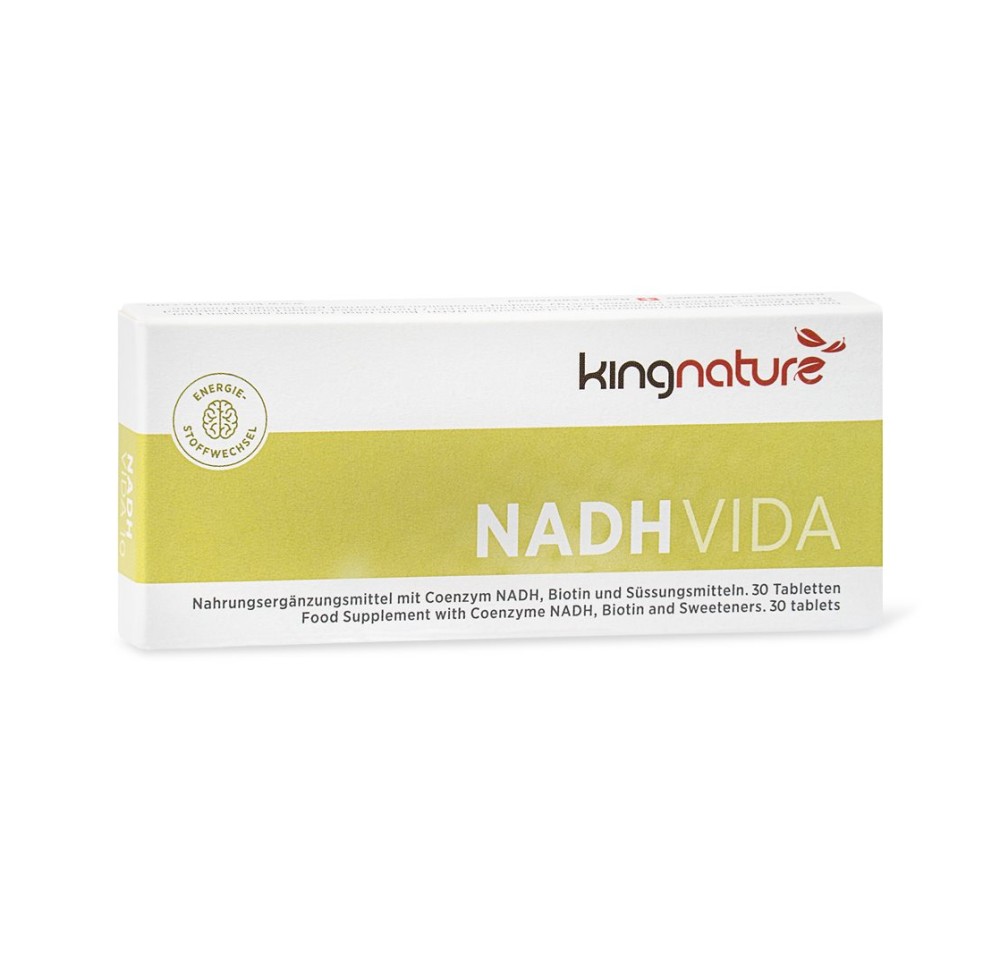 KINGNATURE NADH Vida cpr 20 mg 30 pce