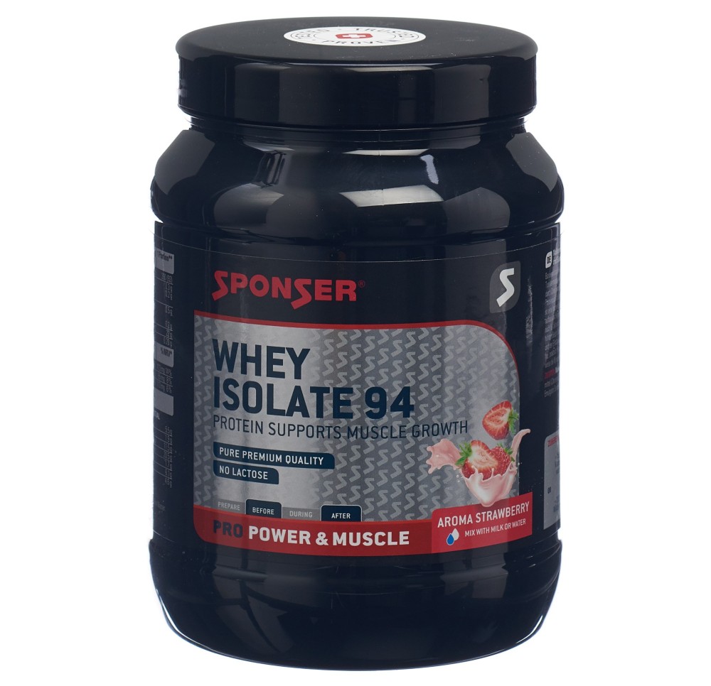 SPONSER Whey Isolate 94 Strawberry bte 425 g