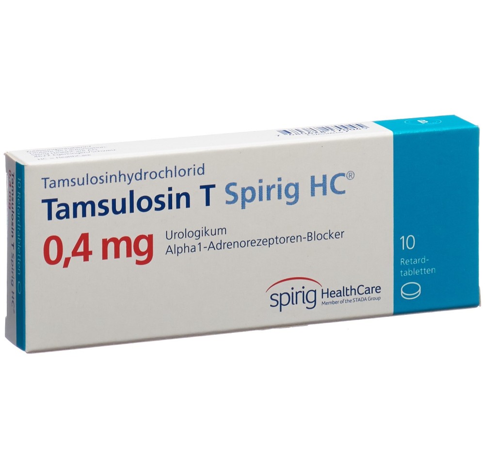 TAMSULOSINE T Spirig HC cpr ret 0.4 mg 10 pce