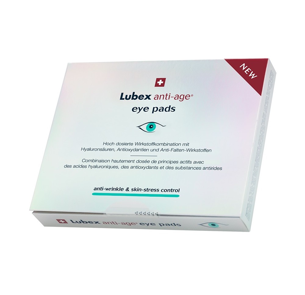 LUBEX ANTI-AGE eye pads 8 pce