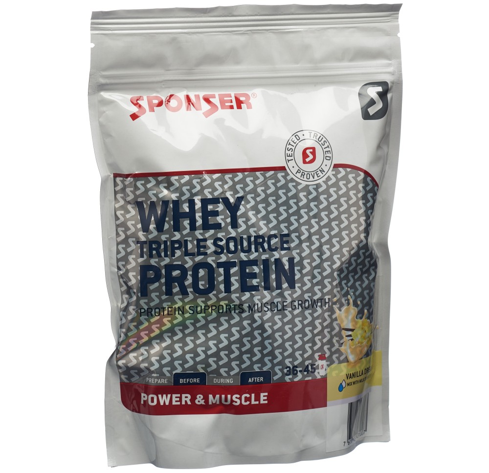 SPONSER Whey Triple Source Protein Vanilla 500 g