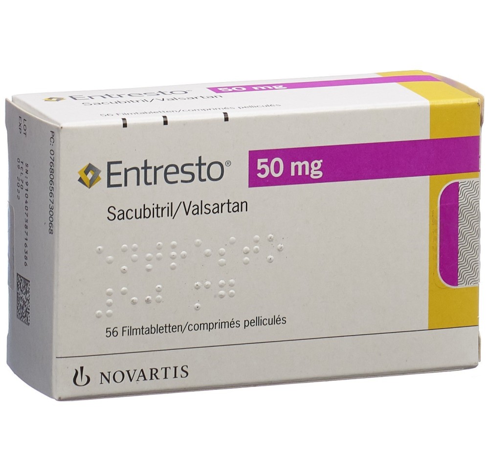 ENTRESTO cpr pell 50 mg 56 pce