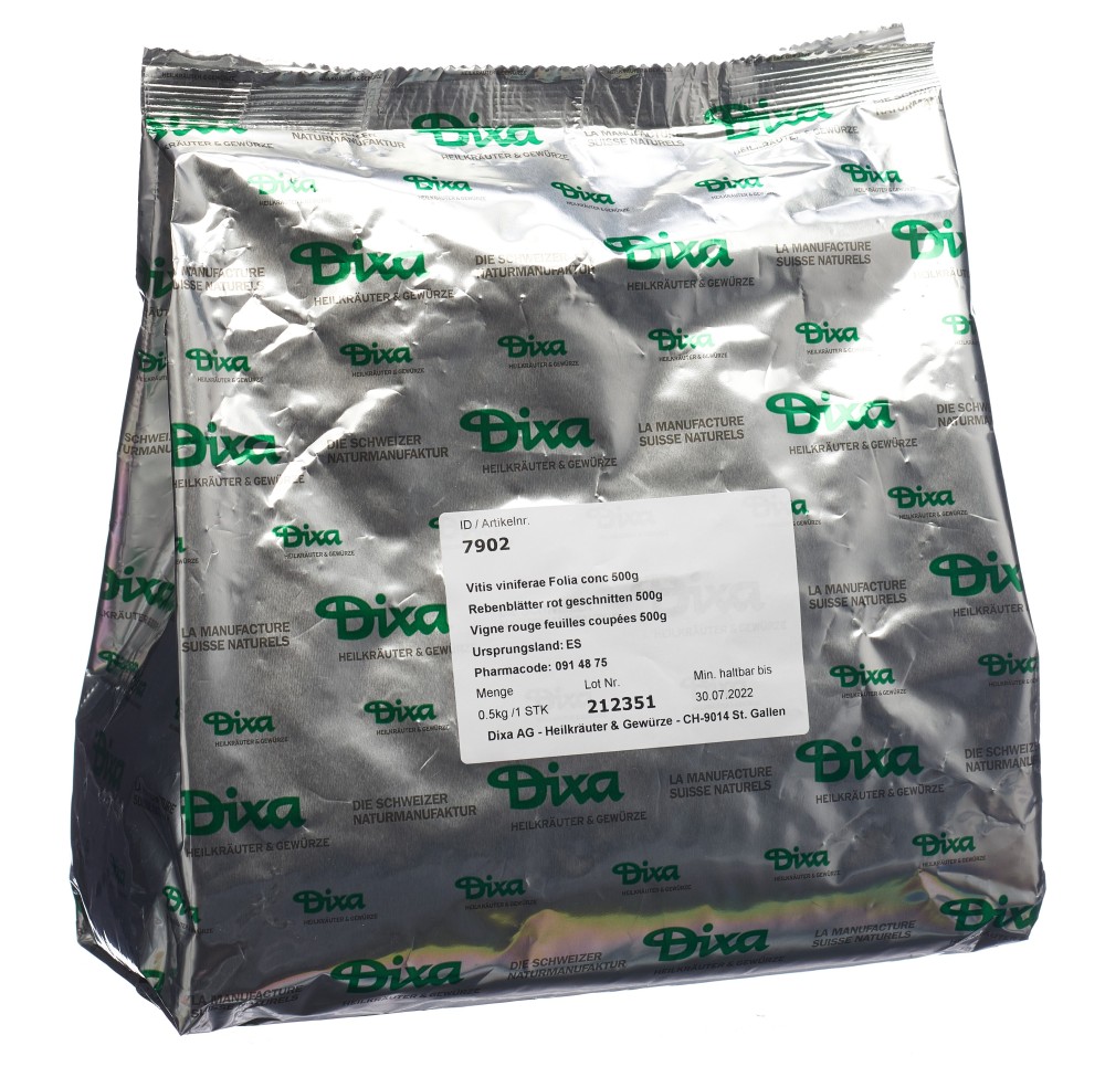 DIXA Vigne rouge feuilles coupées 500 g