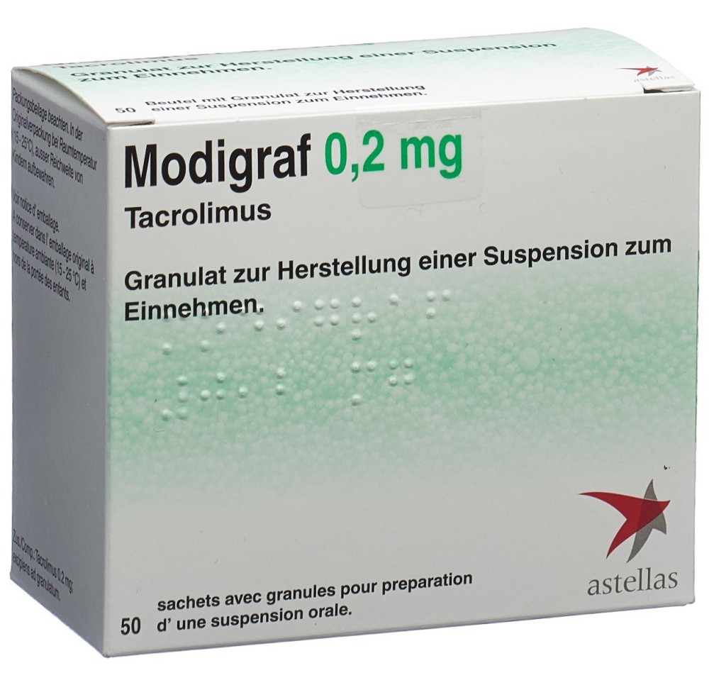 MODIGRAF gran 0.2 mg sach 50 pce