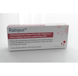 RABIPUR vaccin rabique c solv ser pré 1 ml