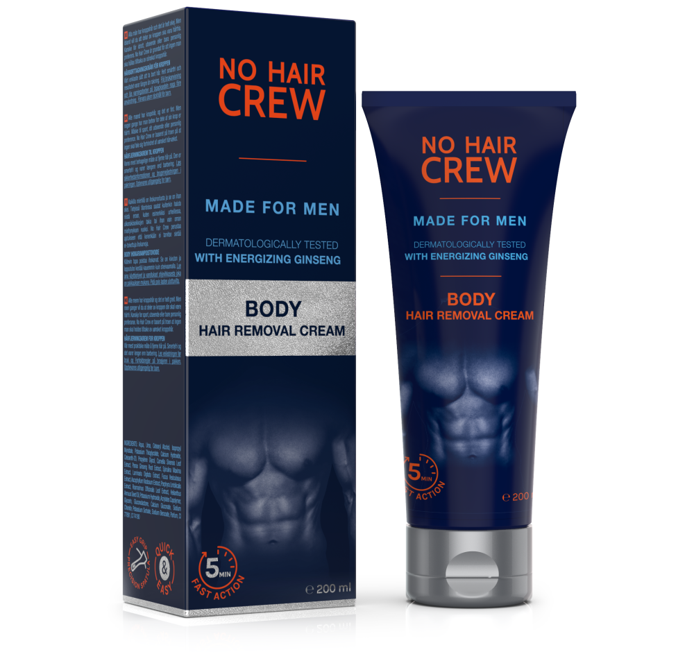 NO HAIR CREW Crème dépilatoire corps homme 200 ml