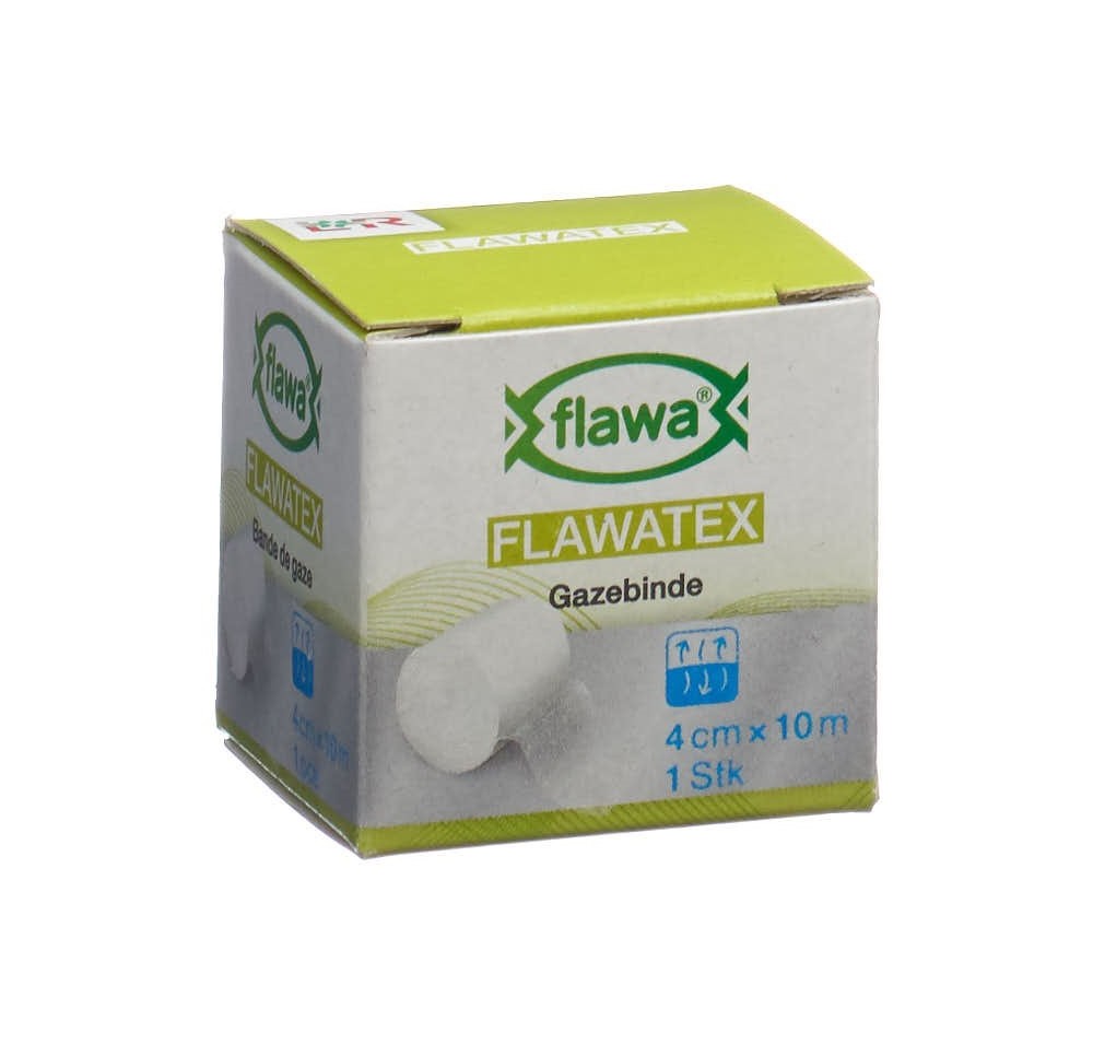 FLAWA FLAWATEX bande de gaze 4cmx10m inélastique