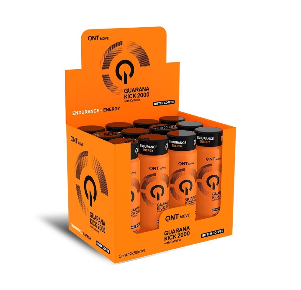 QNT Guarana Kick 2000 Shot Guarana+Caff 12 x 80 ml