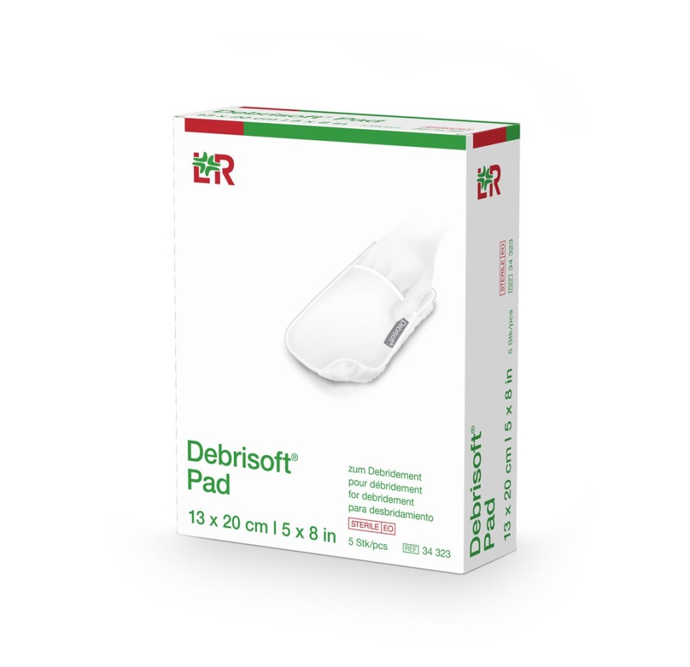 DEBRISOFT compresses 13x20cm stériles 5 pce