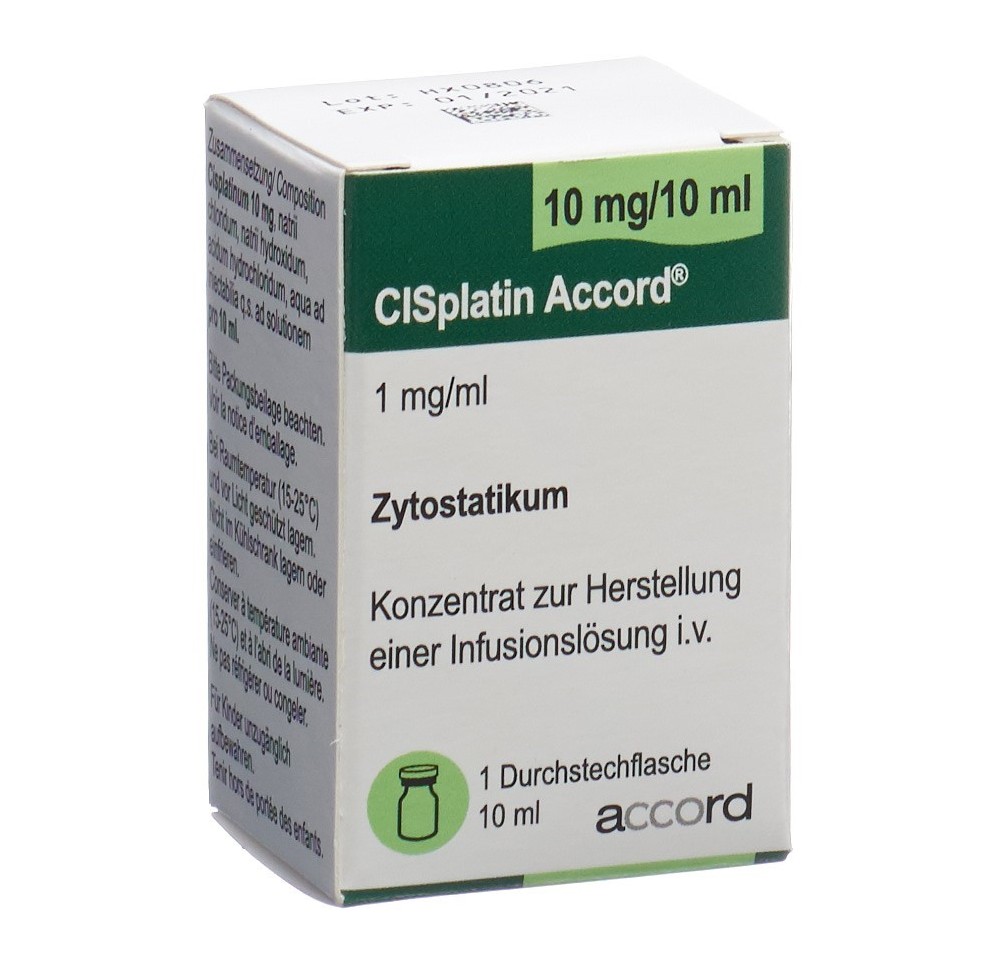 CISPLATIN Accord 10 mg/10ml flac 10 ml