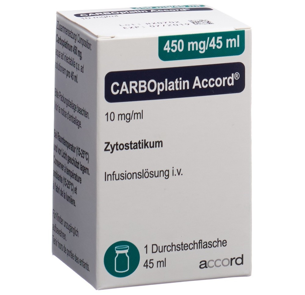 CARBOPLATIN Accord 450 mg/45ml flac 45 ml