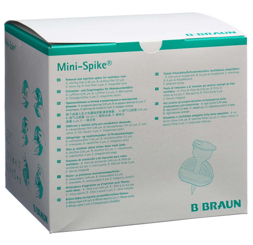 MINI SPIKE vert 50 pce