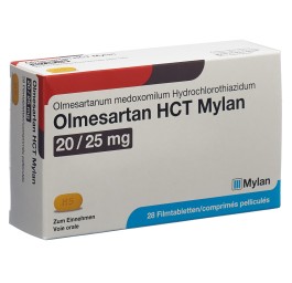 OLMESARTAN HCT Mylan cpr pell 20/25mg 28 pce