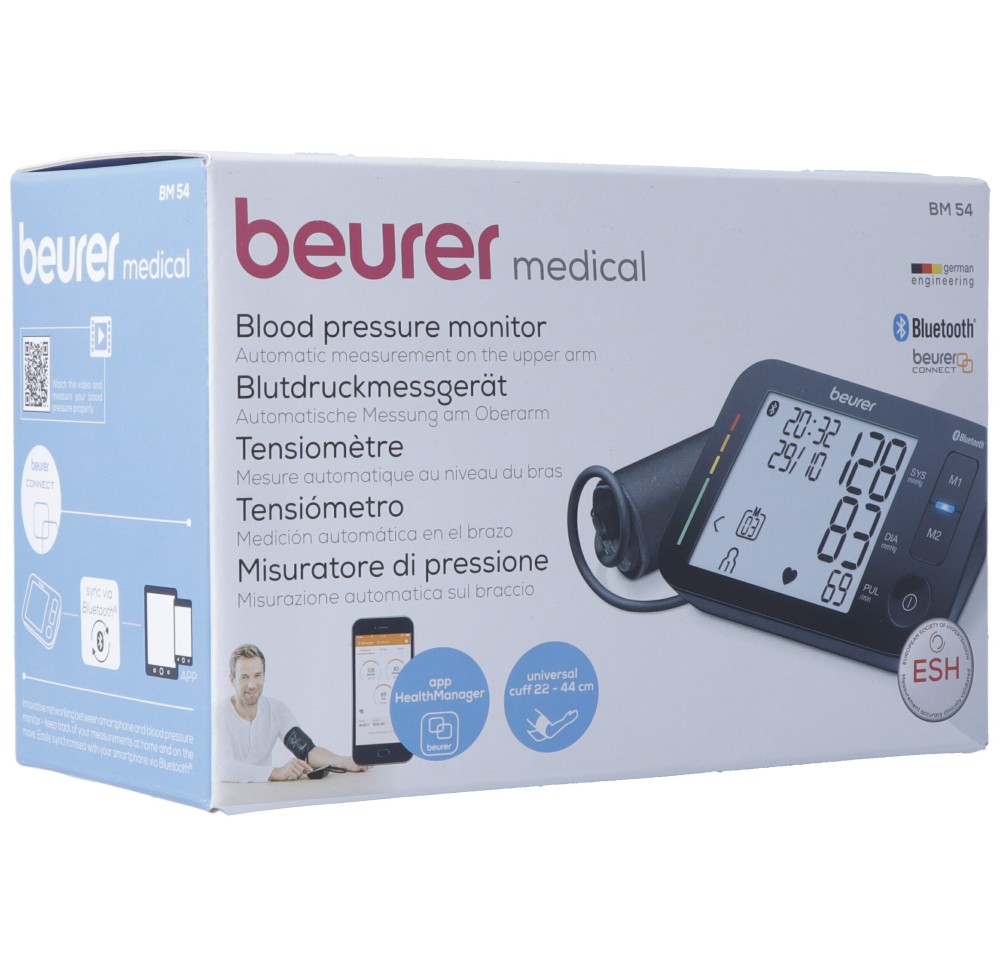 BEURER tensiomètre à bras BM 54 BT