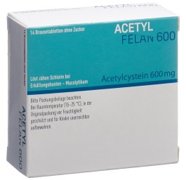ACETYLFELAN cpr eff 600 mg bte 14 pce