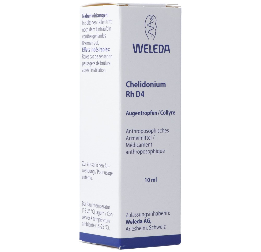 WELEDA chelidonium rh gtt opht 4 D fl 10 ml