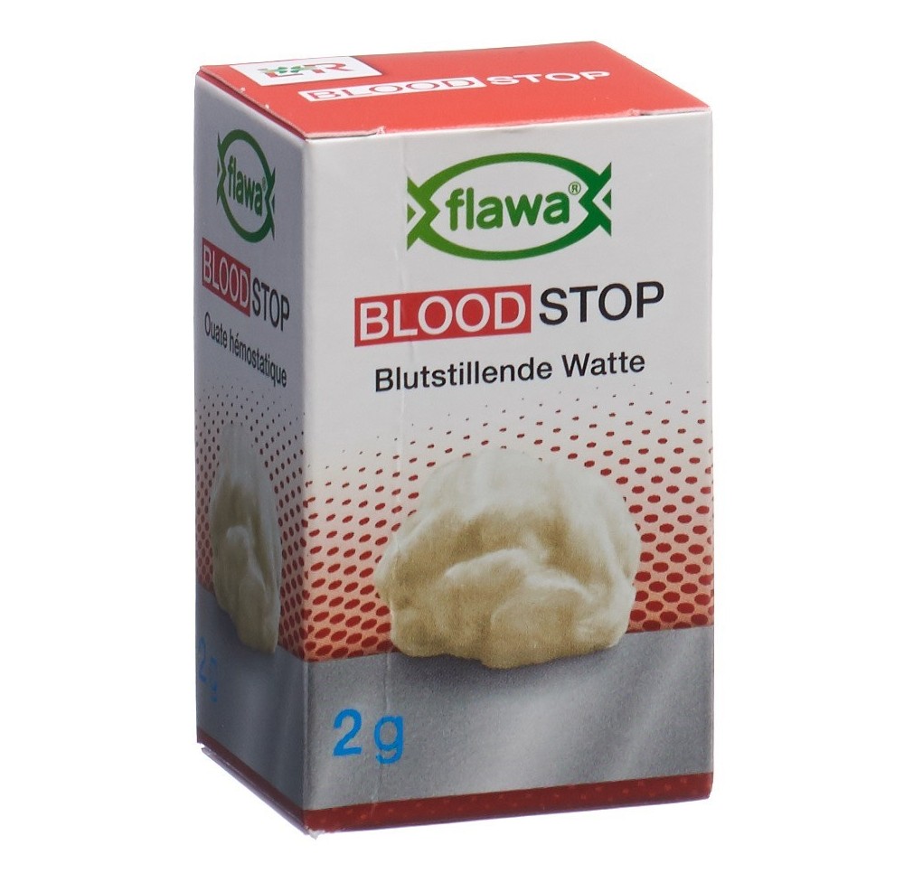 FLAWA Blood Stop ouate hémostatique stérilisée 2 g