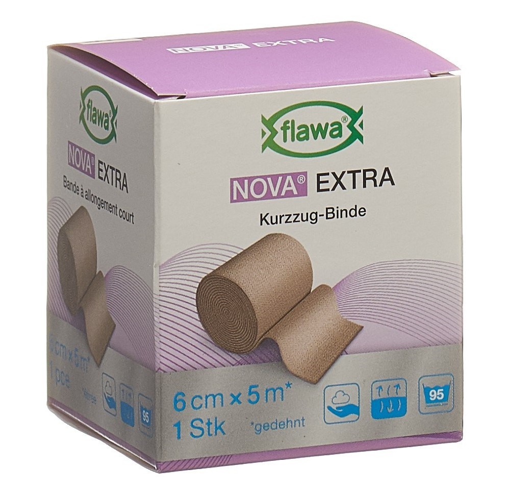 FLAWA NOVA EXTRA bande extens courte 6cmx5m chair