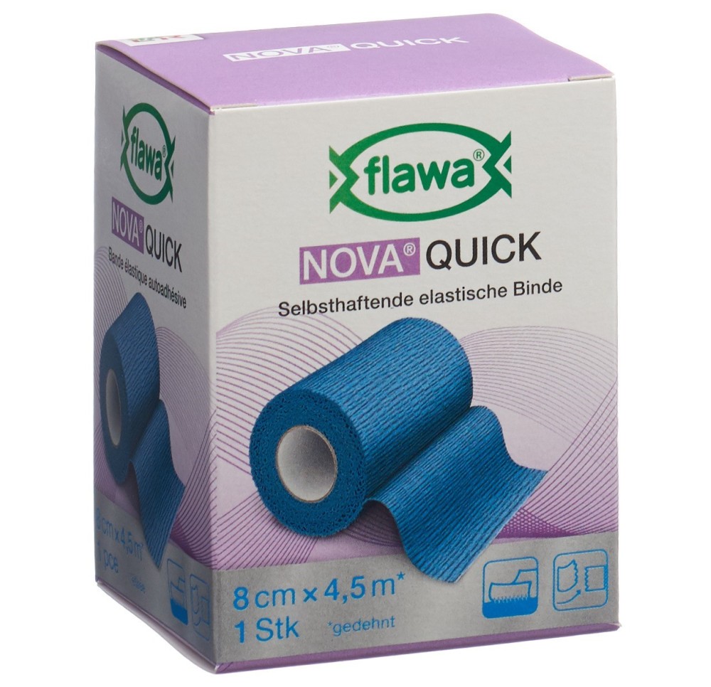 FLAWA NOVA Quick bande au cohé 8cmx4.5m bl