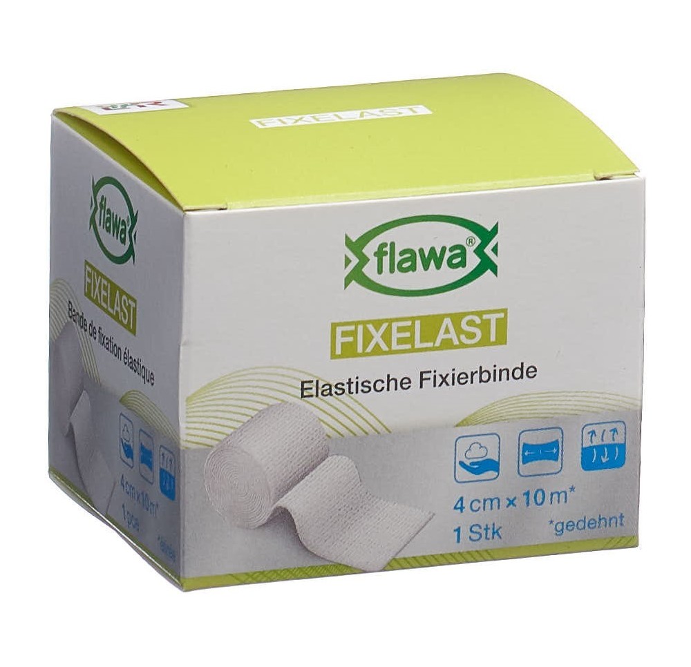 FLAWA Fixelast bande de gaze 4cmx10m