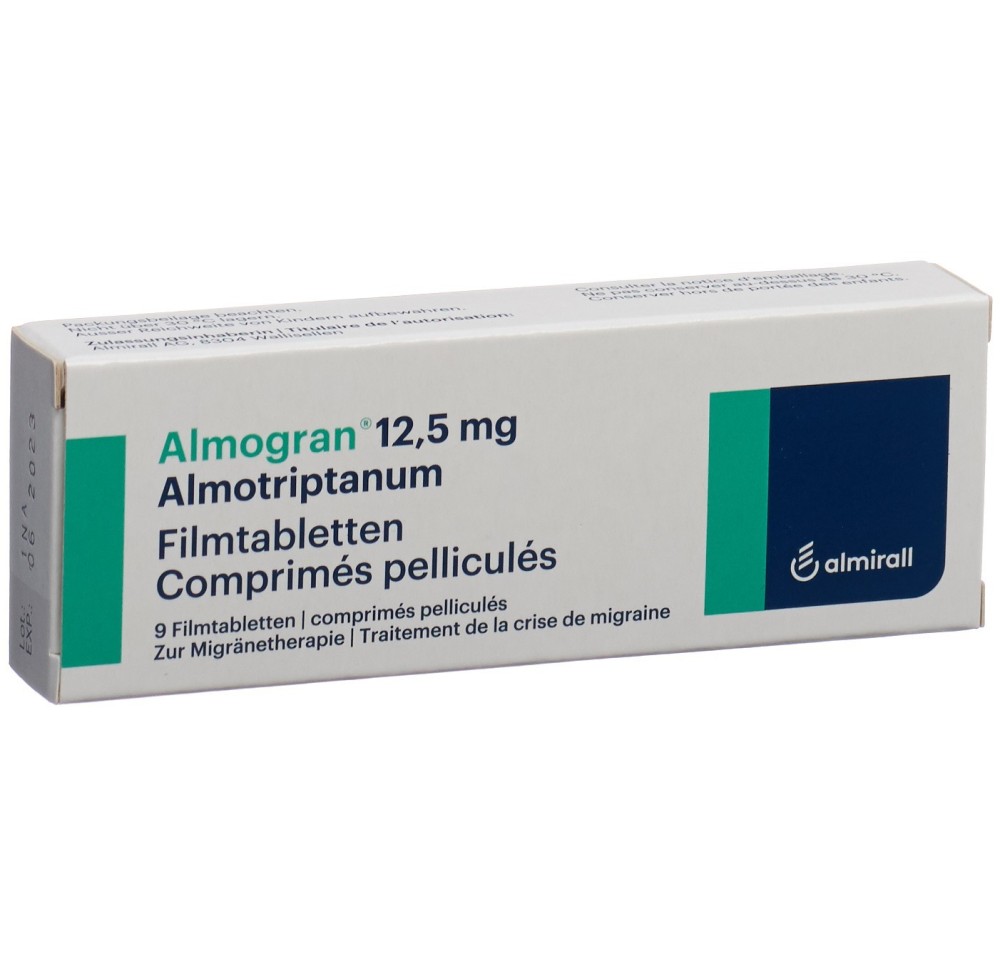 ALMOGRAN cpr pell 12.5 mg 9 pce