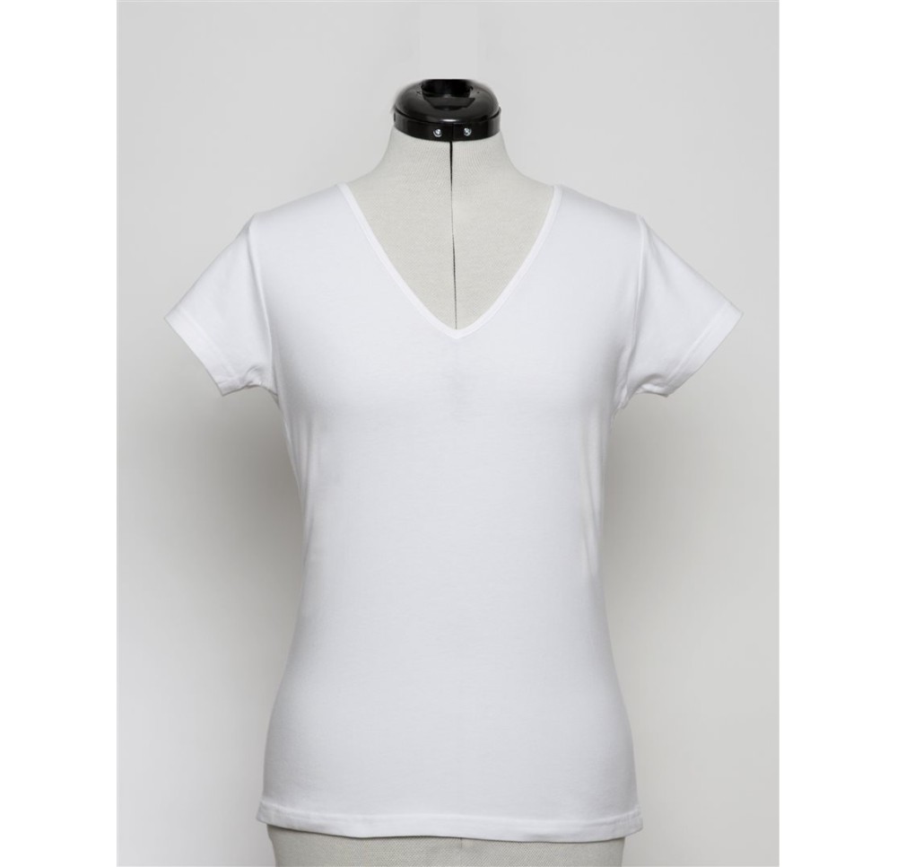 CLINIC DRESS T-Shirt 46/48 manches courtes blanc