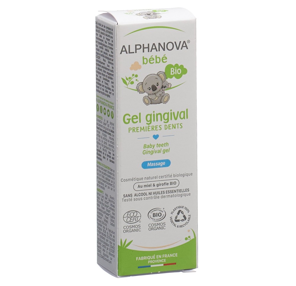 ALPHANOVA BB gel gingival 1ère dents bio 20 ml