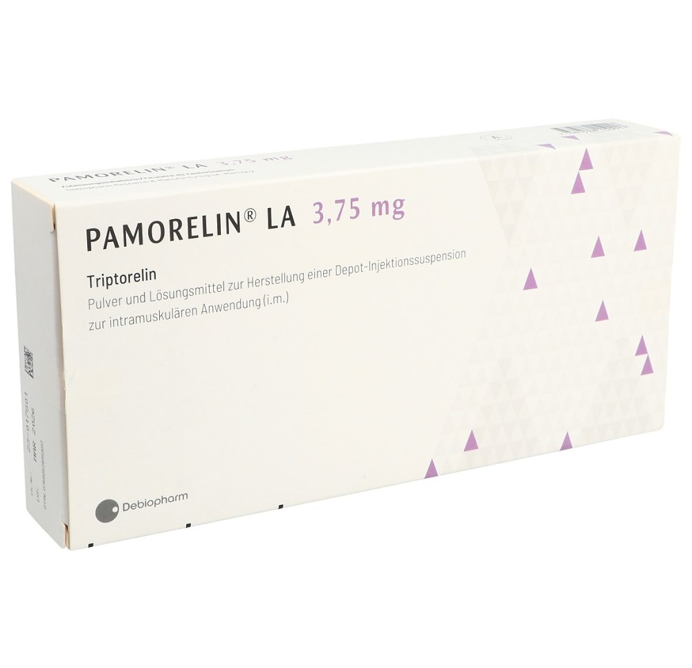 PAMORELIN LA subst sèche 3.75 mg c solv (adapt)