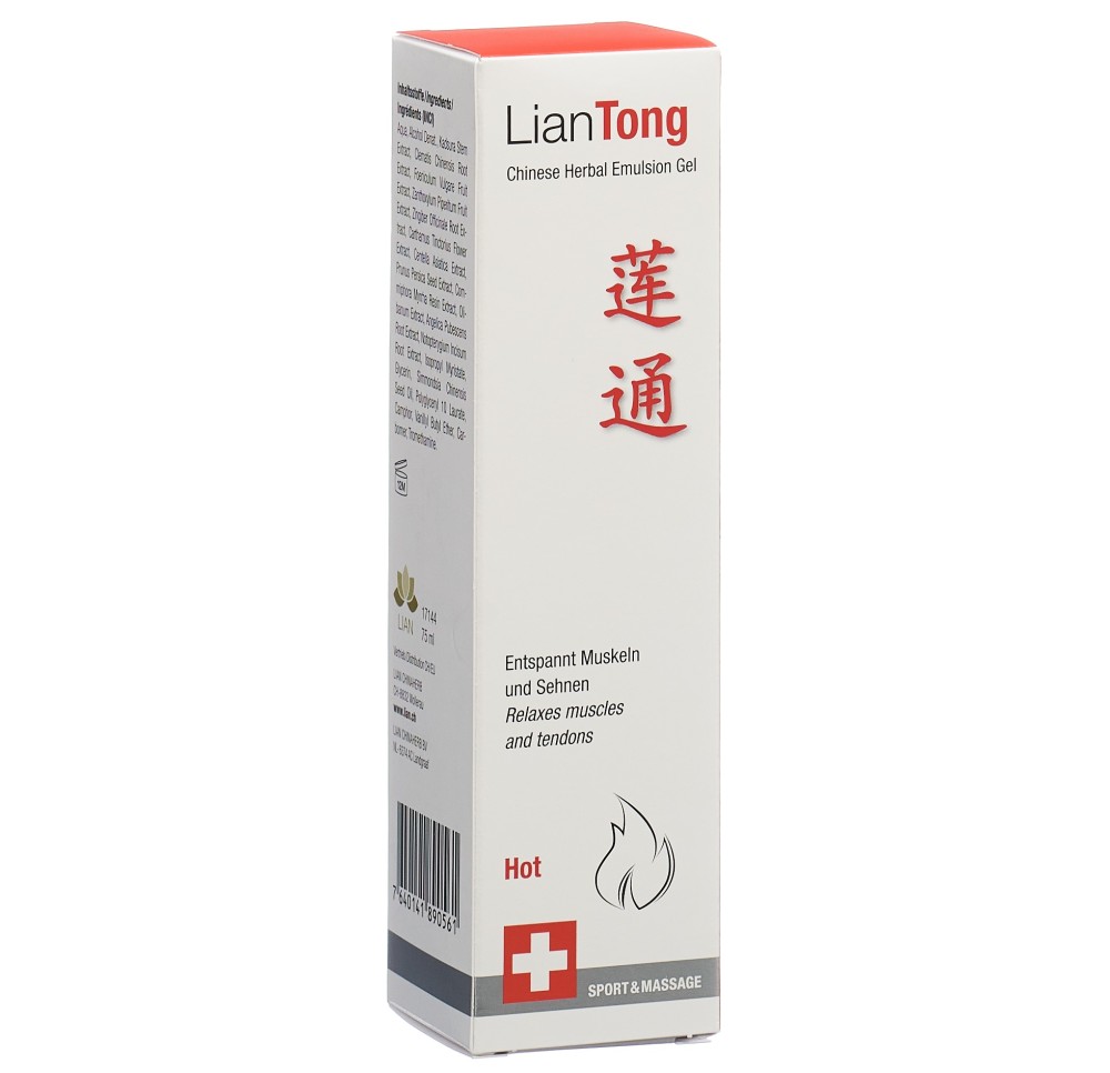 LIANTONG Chinese Herbal Emulsion Gel Hot 75 ml