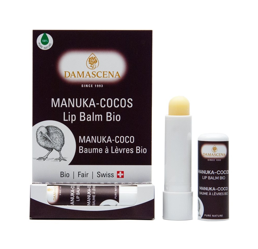 DAMASCENA Manuka Coco baume pour lèvres bio 4.5 g
