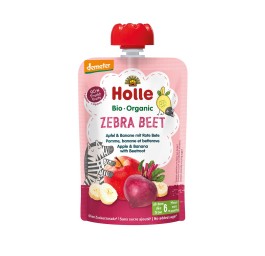 HOLLE Zebra Beet pouchy pomme banana bettera 100 g
