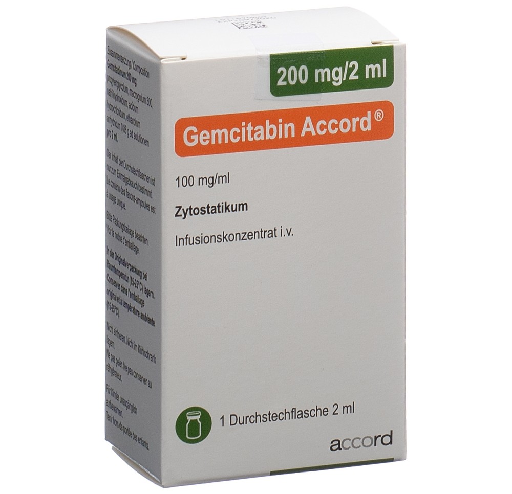 GEMCITABIN Accord 200 mg/2ml flac