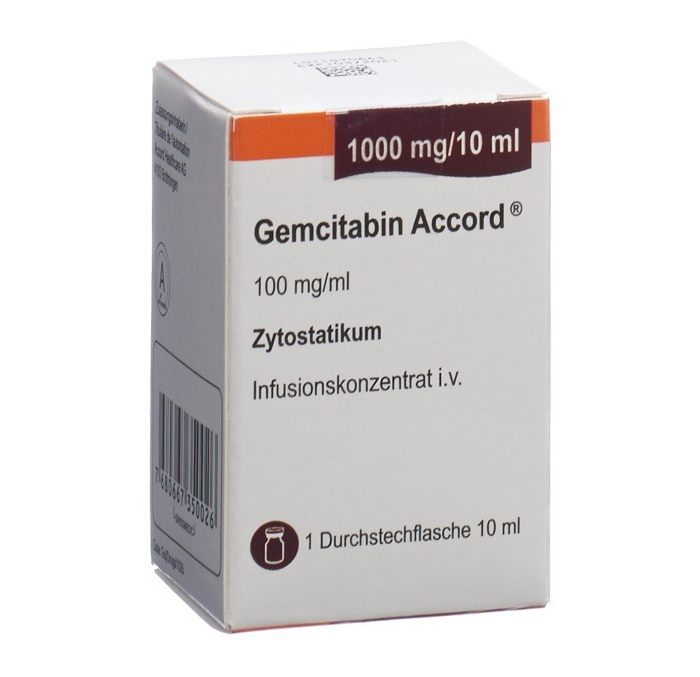 GEMCITABIN Accord 1000 mg/10ml flac