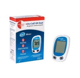 SWISSPOINTOFCARE GK Dual lecteur glyc/céton mg/dl