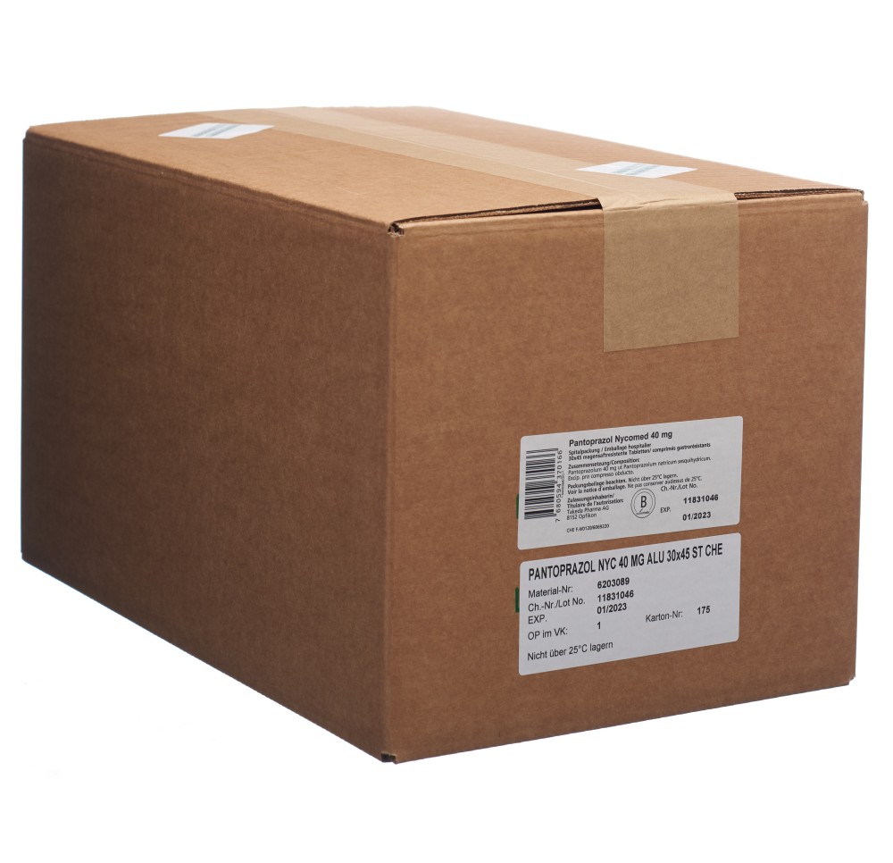 PANTOPRAZOL Nycomed cpr pell 40 mg 30 x 45 pce