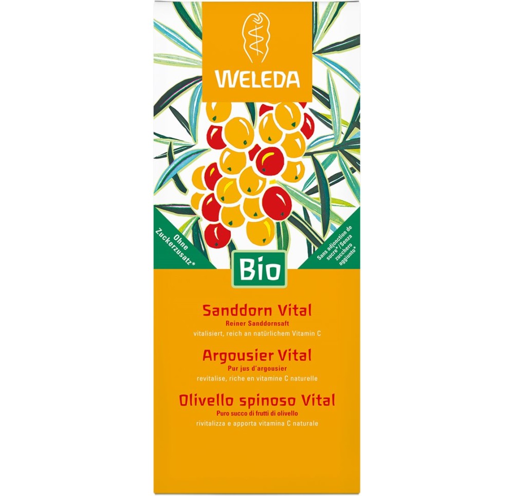 WELEDA jus d'argousier vital fl 250 ml