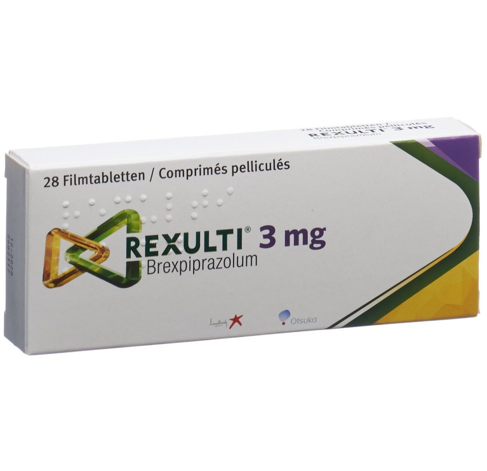 REXULTI cpr pell 3 mg 28 pce