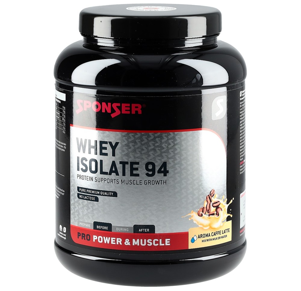 SPONSER Whey Isolate 94 Caffe Latte bte 850 g