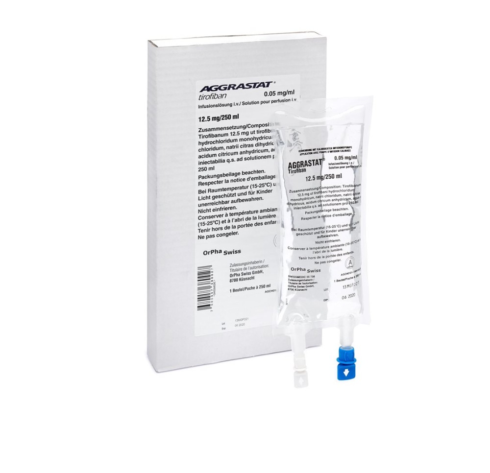 AGGRASTAT sol perf 12.5 mg/250ml Freeflex 250 ml