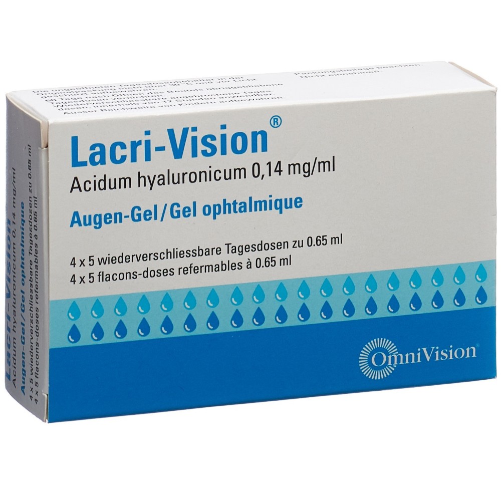 LACRI-VISION gel opht 20 fl dose 0.65 ml