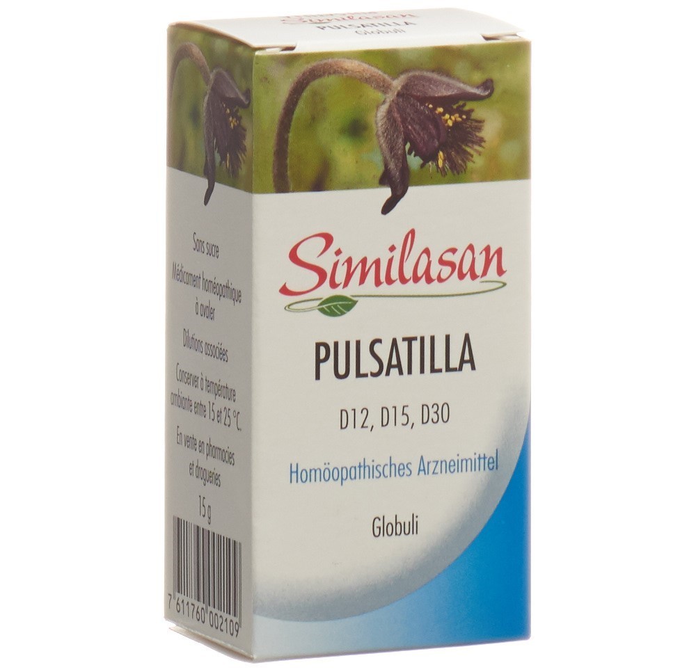SIMILASAN pulsatilla glob D12/D15/D30 15 g