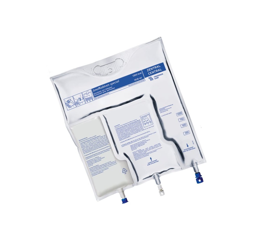 SMOFKABIVEN special émuls perf 1518ml sach 4 pce