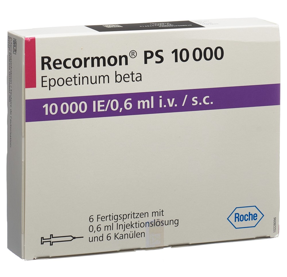 RECORMON PS 10000 UI/0.6ml prot aigu ser pré 6 pce