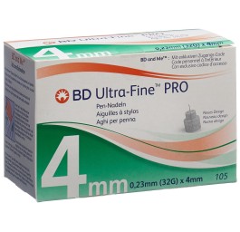 BD ULTRA-FINE PRO aigui stylo 32G 0.23x4mm 105 pce