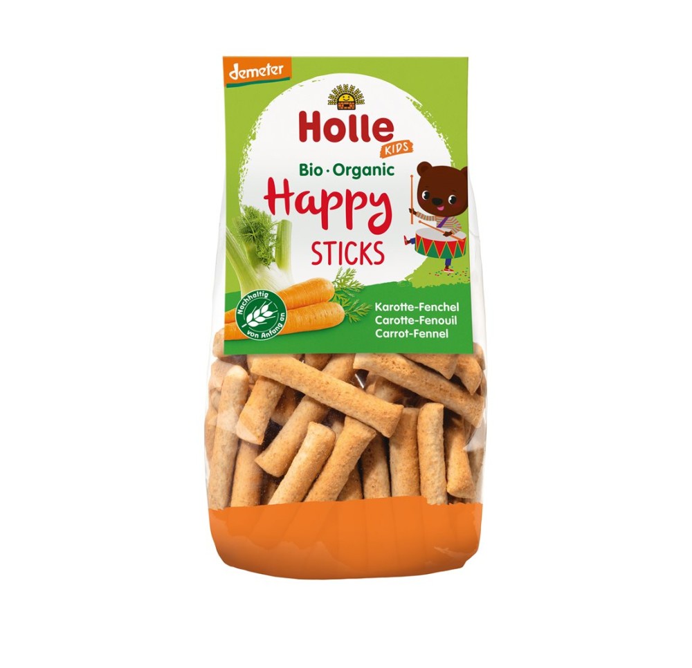 HOLLE happy sticks carotte-fenouil sach 100 g