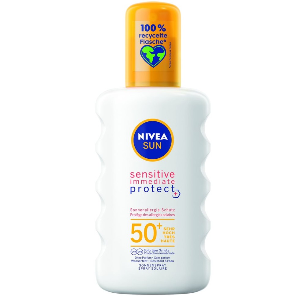 NIVEA SUN sens imm prot Spr FPS50+ 200 ml