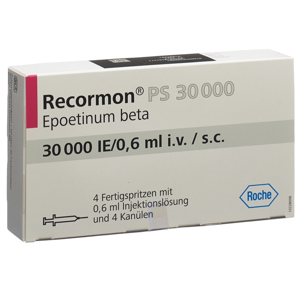 RECORMON PS 30000 UI/0.6ml prot aigu ser pré 4 pce