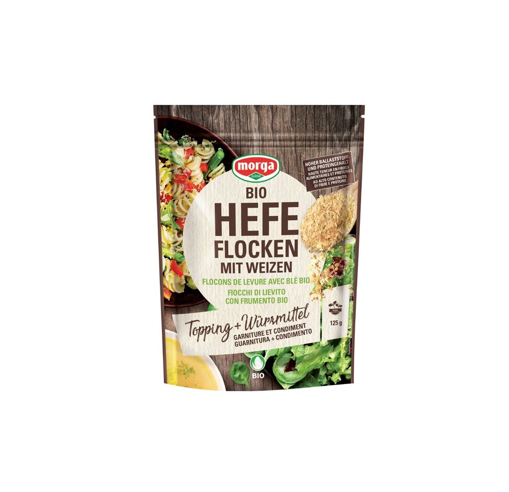 MORGA flocons de levure av blé bio bourgeon 125 g